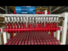 Systèmes de découpe synchrone à pression descendante pour la découpe de blocs creux d'argile et de briques solides