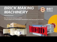 Projet de four à tunnels de fabrication automatique de briques de sol en argile rouge
