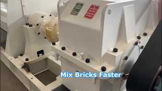 Mini Capacity Clay Brick Double Shaft Mixer Block Mixing Machinery For You
