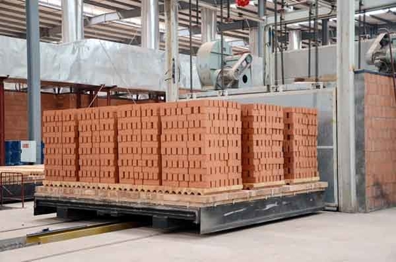 Briques rouges Clay Bricks Tunnel Kiln de Clay Brick Tunnel Kiln Refractory