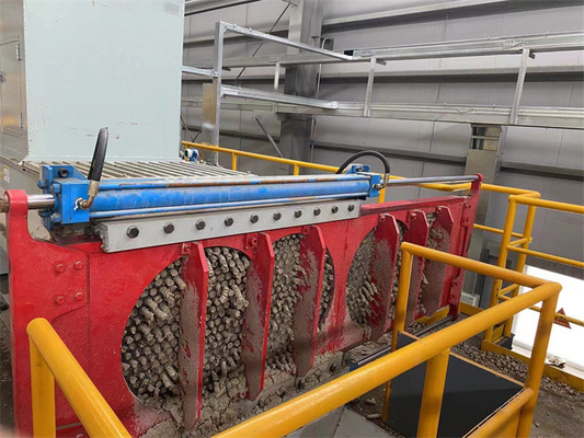 Machines de mélange de briques rouges, blocs, filtre automatique, mélangeuse à double arbre pour matériaux argileux