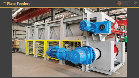 Brique d'argile d'alimentation de boîte de plaque de chaîne de 120 tonnes/h faisant la machine d'alimentation de boîte d'usine