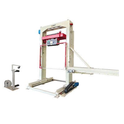 Machine d'emballage par cerclage de briques en argile pour paquets de briques