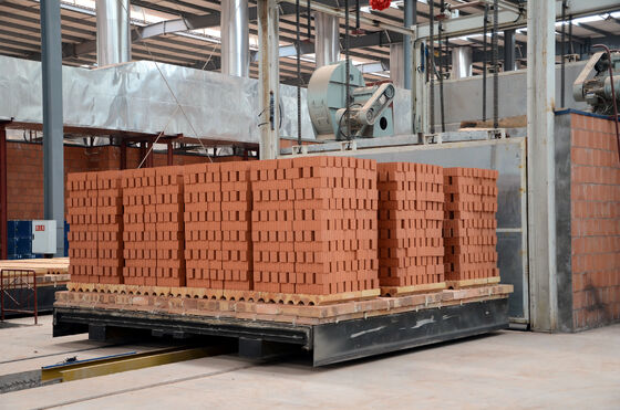 BBT Fourniture de tunnel en brique d'argile entièrement automatique avec combustion au gaz de charbon et taille de 4,6 m pour une production efficace de briques