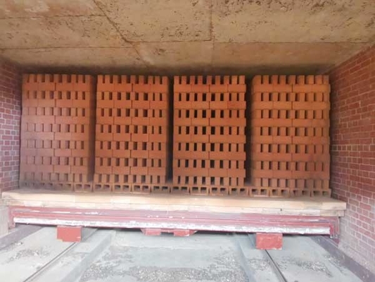 Clay Brick Tunnel Kiln Technology réfractaire automatique a adapté aux besoins du client
