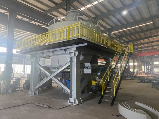 5300*4600*6500mm Machine à moulin humide avec une capacité de production de 40 à 50 M3/h et une garantie d'un an pour le traitement des minéraux