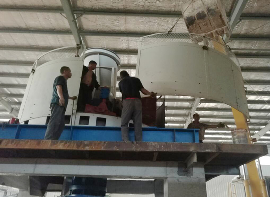 Chaîne de production de brique poids humide de Pan Mill 65200kg adapté aux besoins du client