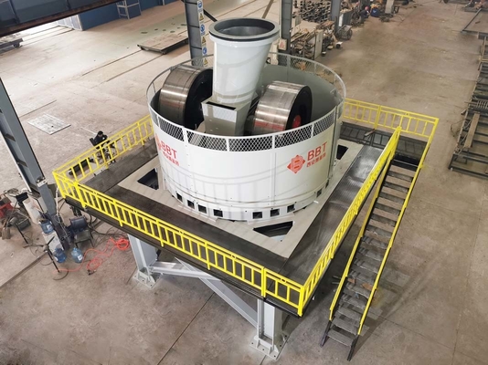 45 - ³ /H Pan Mill For Clay Brick humide de 60 M faisant la ligne matériaux écrasant la machine