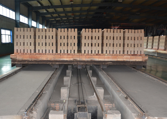 Four à tunnel de brique d'argile et brique entière de bloc faisant à projet la disposition de conception technique