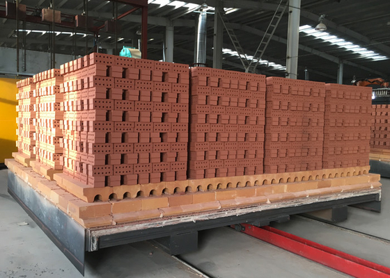 La brique rouge complètement automatique la technologie d'usine de four à tunnel de brique d'argile de four à brique réfractaire au Bangladesh Inde