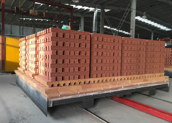 La brique rouge complètement automatique la technologie d'usine de four à tunnel de brique d'argile de four à brique réfractaire au Bangladesh Inde