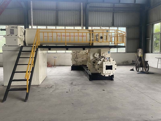 Dent de Clay Brick Forming Machine Mixing d'extrudeuse de vide d'acier au carbone d'EV60A