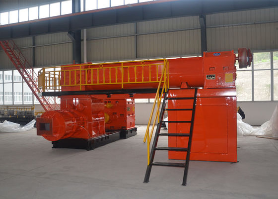 Usine de fabrication de blocs semi-automatique Machine de petit modèle Extrudeuse sous vide pour les blocs de boue d'argile