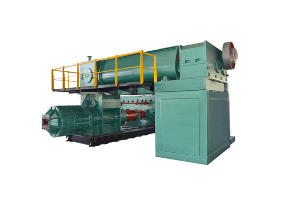 Sol rouge vert mis le feu brûlé complètement automatique automatique Clay Brick Making Machine de boue d'extrudeuse de vide
