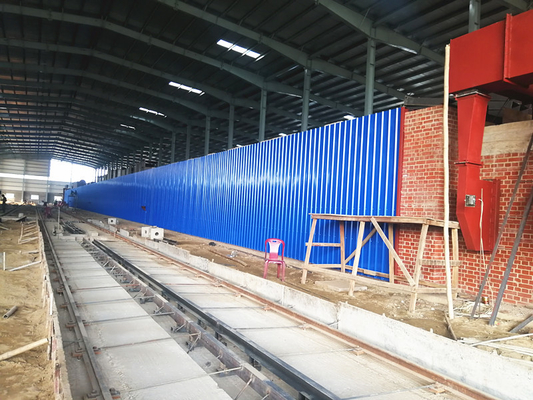 Four à tunnel automatique pour le processus de mise à feu de brique en Clay Brick Production Line