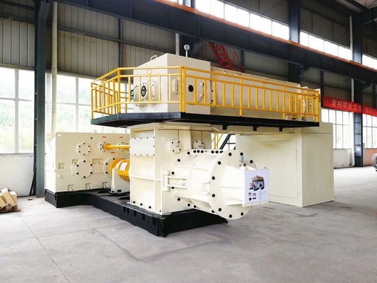 Machine fonctionnelle de Clay Brick Automatic Continuous Extrusion d'extrudeuse de vide