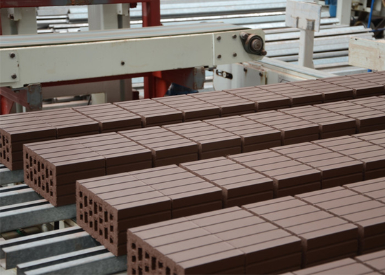 Machine de découpe de briques d'argile de haute précision avec longueur de tranche de 2,1 m et 12-16 coupes par minute, modèle QTQD-1