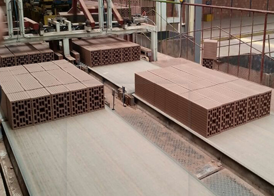 Machine de découpe de briques d'argile de haute précision avec longueur de tranche de 2,1 m et 12-16 coupes par minute, modèle QTQD-1