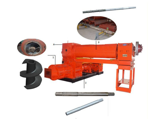 Machine de fabrication de brique rouge de bloc du Bangladesh Clay Mud Fly Ash Solid extrudeuse automatique de vide de brique réfractaire