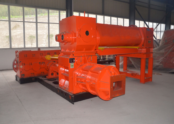 brique automatique d'argile faisant la chaîne de production brûlante de four à briques d'extrudeuse de vide