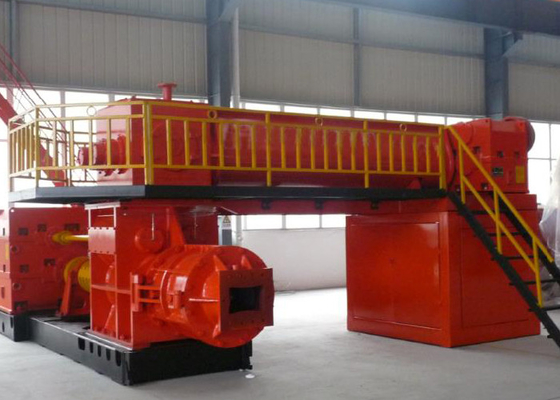 Machine de fabrication de brique rouge de bloc du Bangladesh Clay Mud Fly Ash Solid extrudeuse automatique de vide de brique réfractaire