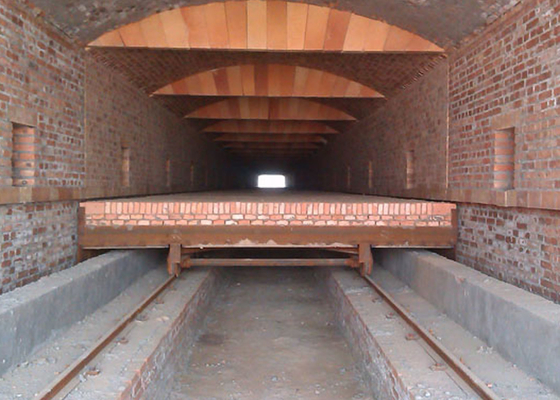 Système de processus réfractaire automatique d'équilibre de pression de Clay Brick Tunnel Kiln Firing