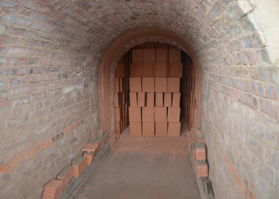 Ligne de Clay Hollow Brick Machine Production pour l'usine de four à Hoffman