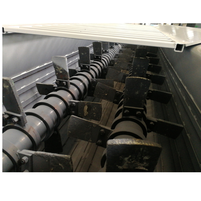 Four tunnel de mélangeur d'arbre de matière première de brique d'argile double 75kw
