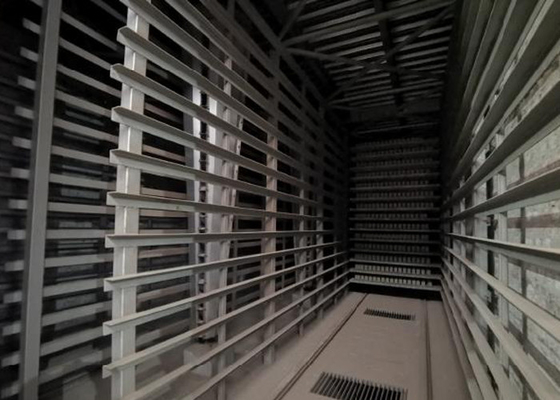 système automatique de chambre de séchage de bloc de sol de machine de dessiccateur de brique d'argile 290KW