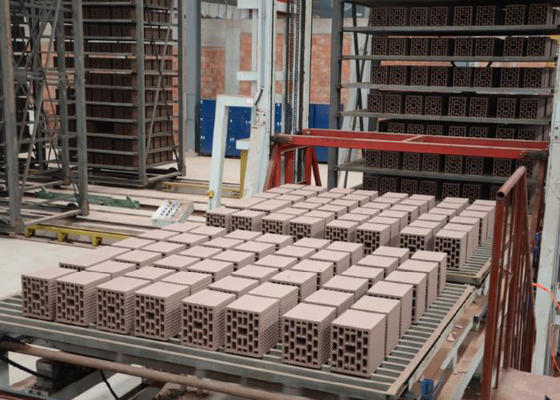 système automatique de chambre de séchage de bloc de sol de machine de dessiccateur de brique d'argile 290KW