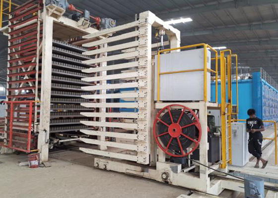 système automatique de chambre de séchage de bloc de sol de machine de dessiccateur de brique d'argile 290KW