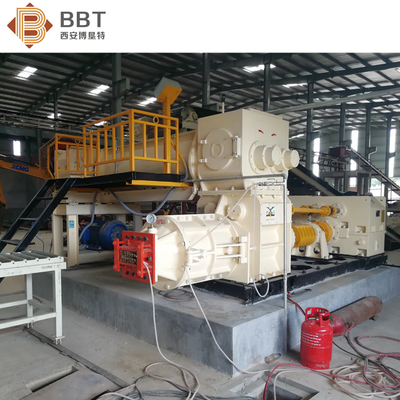 Machine complètement automatique d'extrudeuse de vide de projet de four à tunnel de brique d'argile