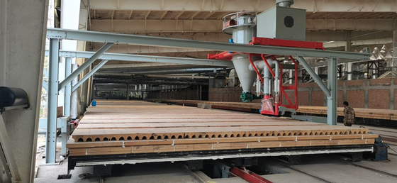 Aspirateur automatique de voiture de four de ligne de production de brique d'argile de 0.12m/s