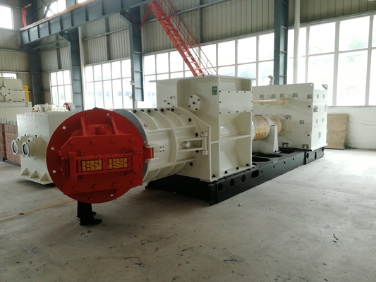 Machine de moulage par extrusion sous vide de bloc de brique à séchage de tunnel de capacité 100000