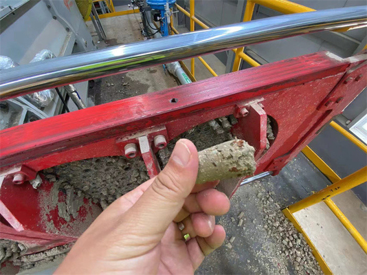 Machines de mélange de briques rouges, blocs, filtre automatique, mélangeuse à double arbre pour matériaux argileux