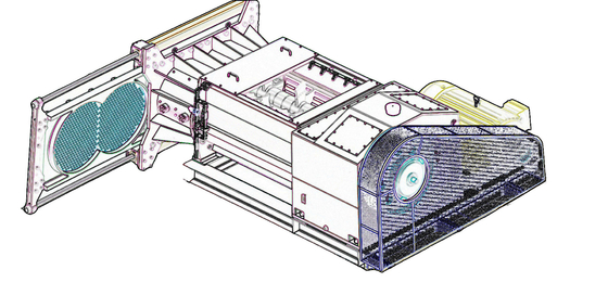 Nouveau type de broyeur à mélange de grille frontale de mélange de machines d'extrusion pour usine de briques d'argile