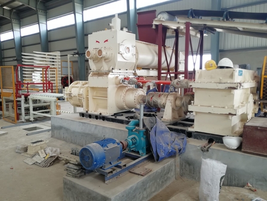 Projet automatique rouge de four à tunnel d'EV50A Clay Brick Making Machine Full BBT