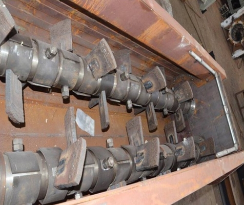 machine à mélanger des matières premières en argile à double arbre entièrement automatique