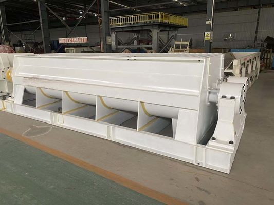 Mélangeur à palettes à double arbre 75KW 60 - 110T/H Mélangeur à double vis pour concassage