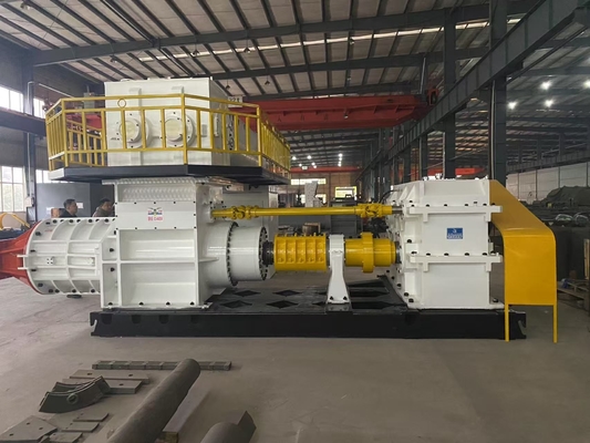 Extrudeuse sous vide pour la fabrication de briques d'argile Machines de fabrication de briques Processus de formage de briques Blocs creux solides
