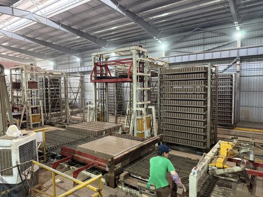 système de séchage de séchoir de tunnel entièrement automatique projet de fabrication de briques d'argile rouge