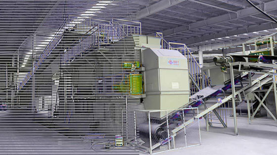 Blocs creux d'argile faisant le projet machine d'alimentation de boîte de convoyeur à bande de 120 tonnes/h pour la ligne de fabrication de brique d'argile rouge entièrement automatique