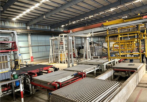 Chambre de séchage tunnel monocouche pour usine de briques d'argile automatisée